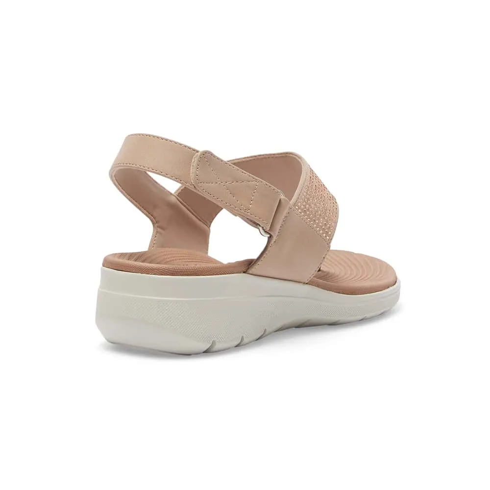 Lantern Wedge in Blush Diamante
