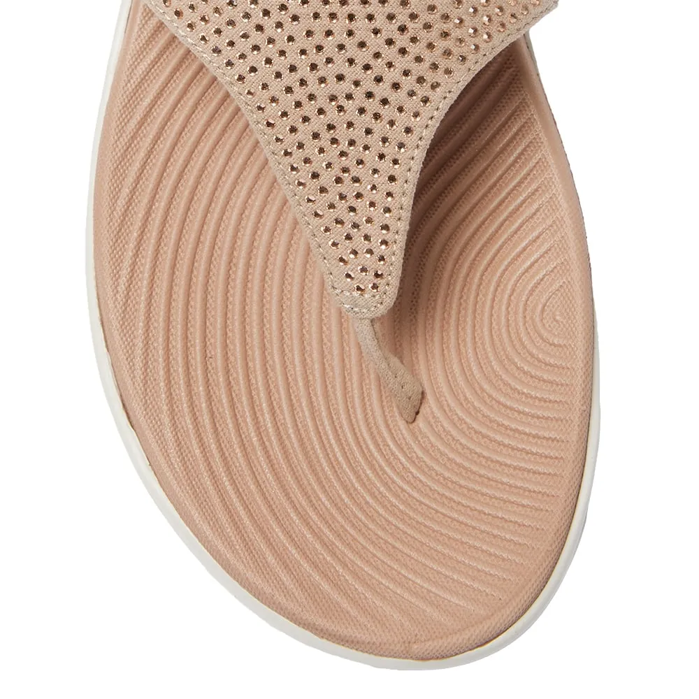 Lantern Wedge in Blush Diamante