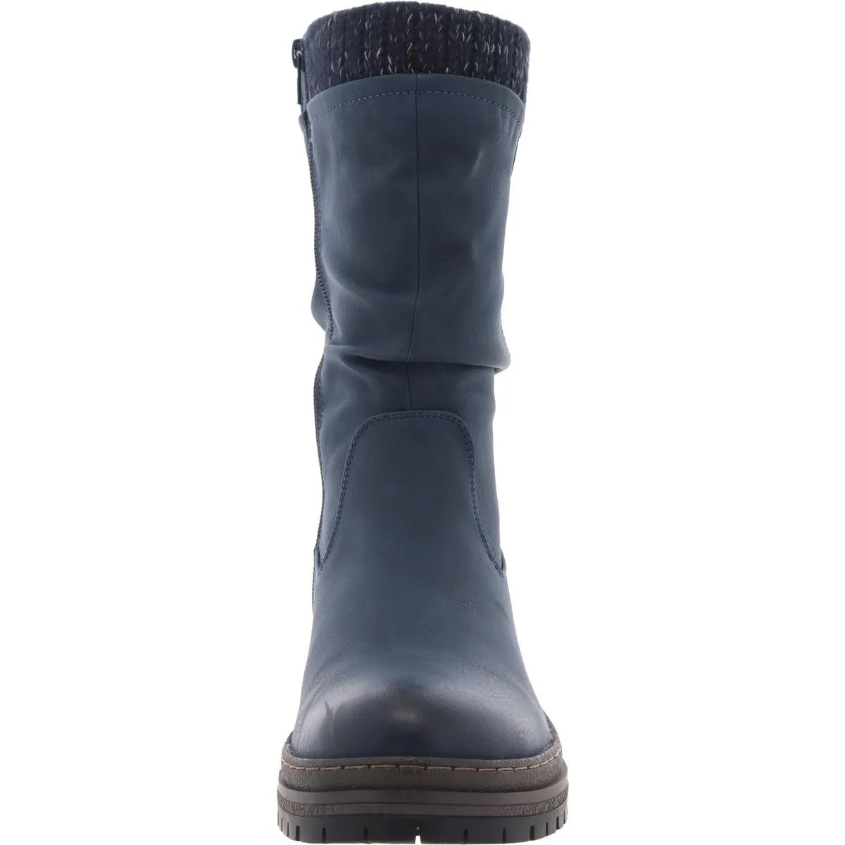 Larissa Womens Zipper Mid-Calf Boots