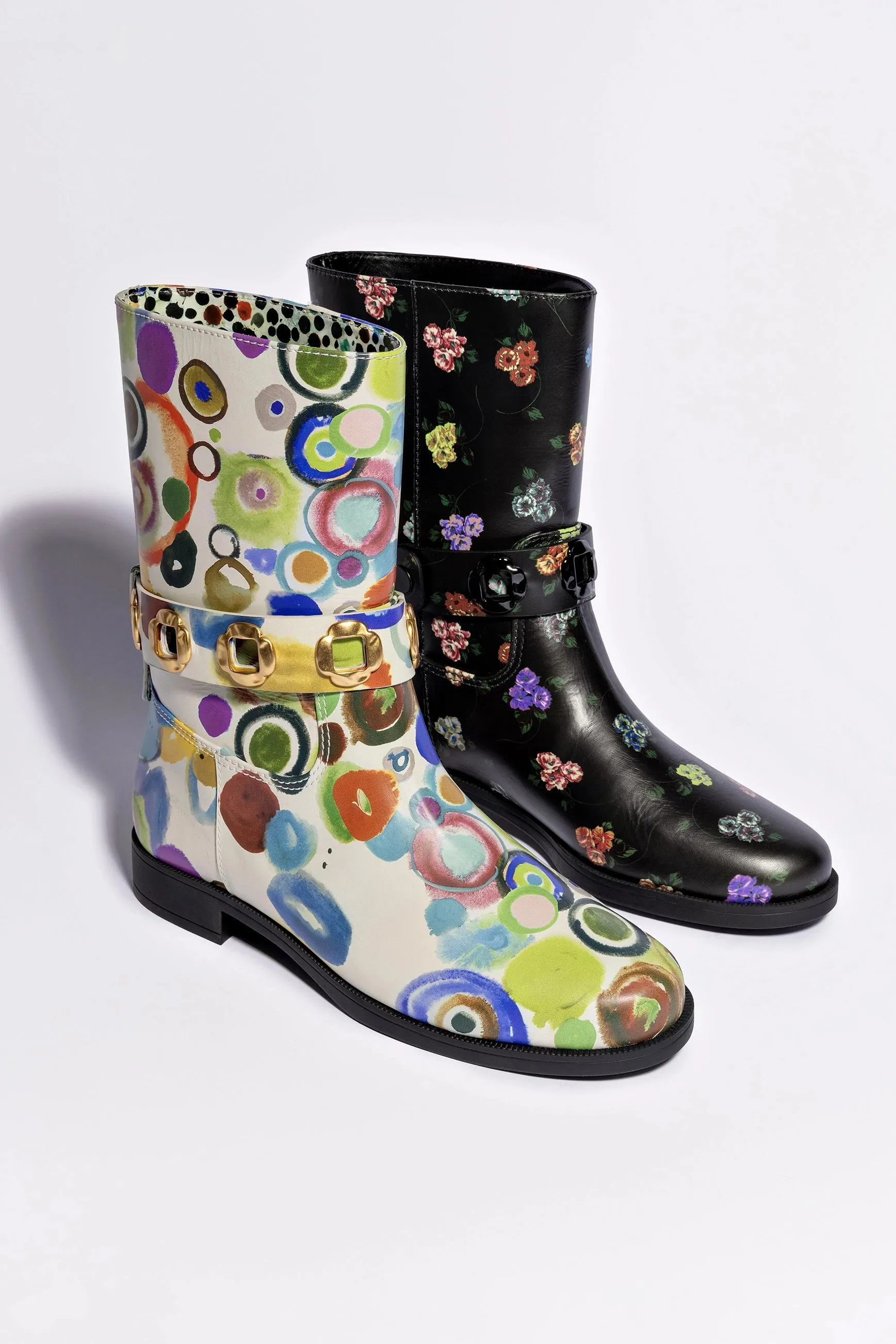 Larroud x Libertine Milan Flat Bootie In JH Gouache