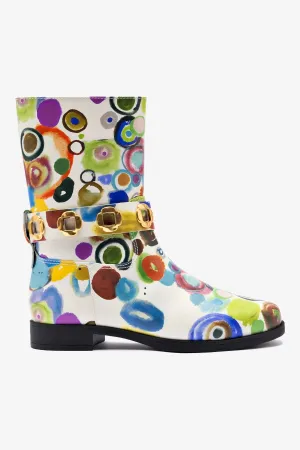 Larroud x Libertine Milan Flat Bootie In JH Gouache