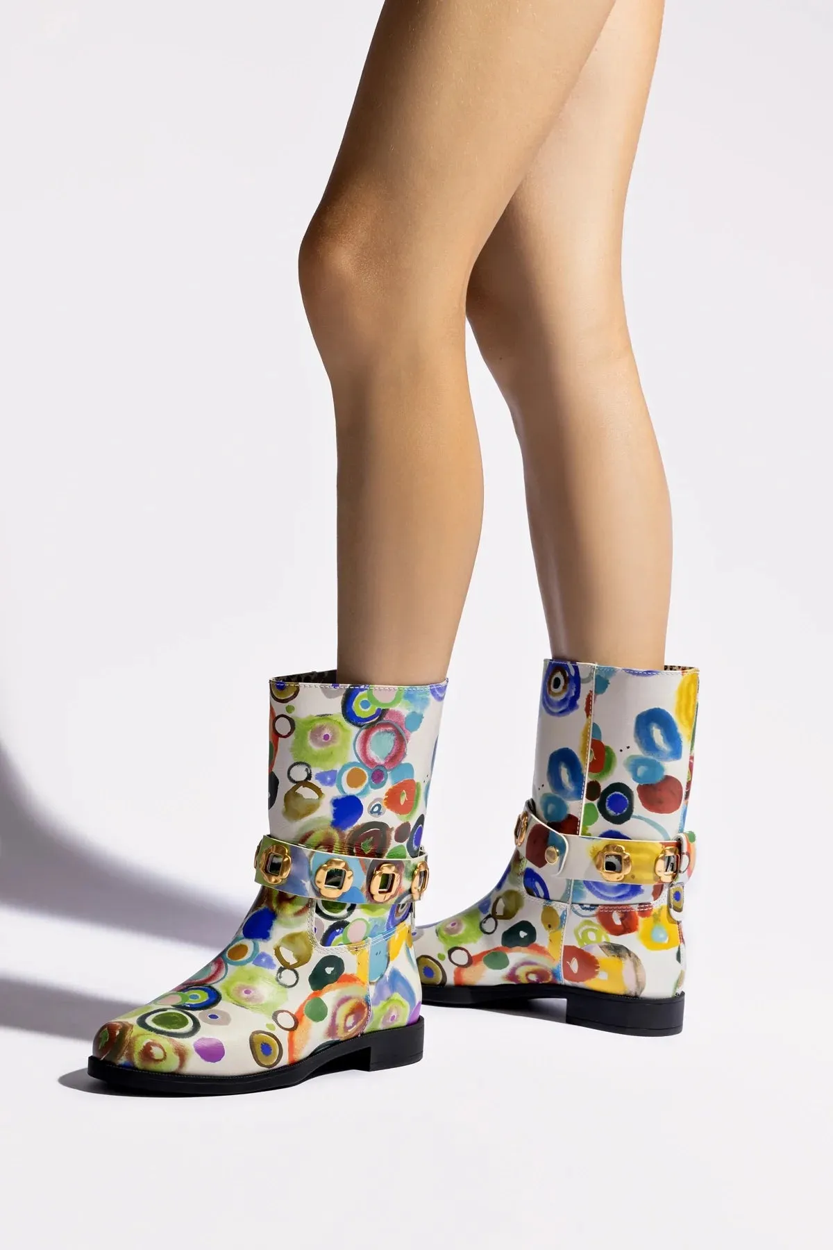 Larroud x Libertine Milan Flat Bootie In JH Gouache