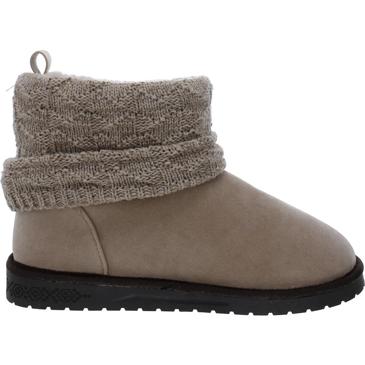Laurel Womens Knit Faux Suede Winter & Snow Boots