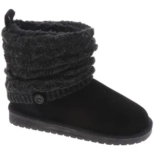 Laurel Womens Knit Faux Suede Winter & Snow Boots
