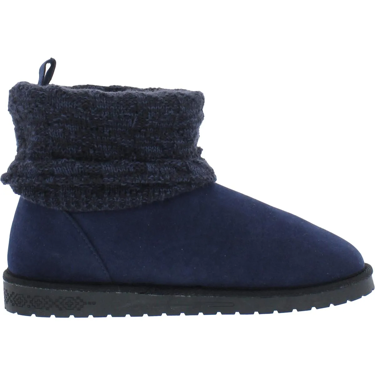 Laurel Womens Knit Faux Suede Winter & Snow Boots