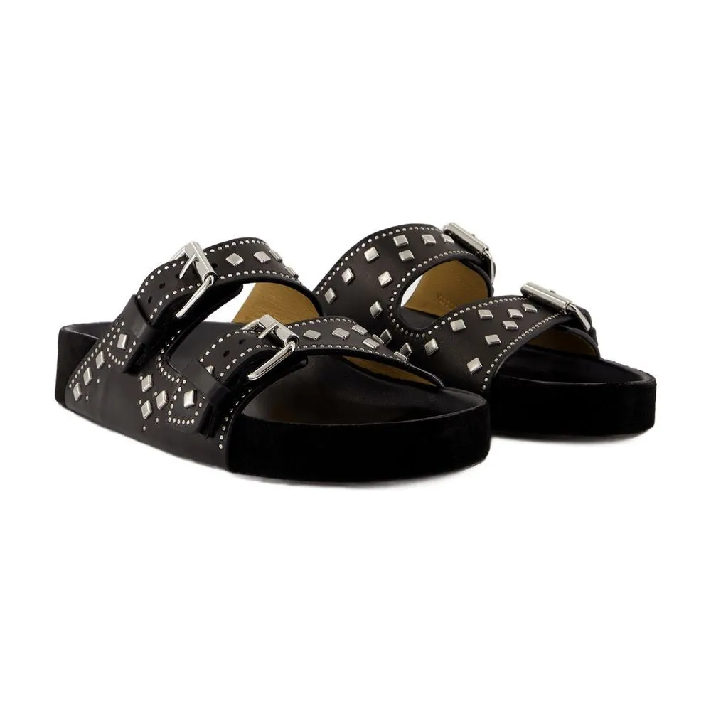 Lennyo Gb Sandals - Leather - Black