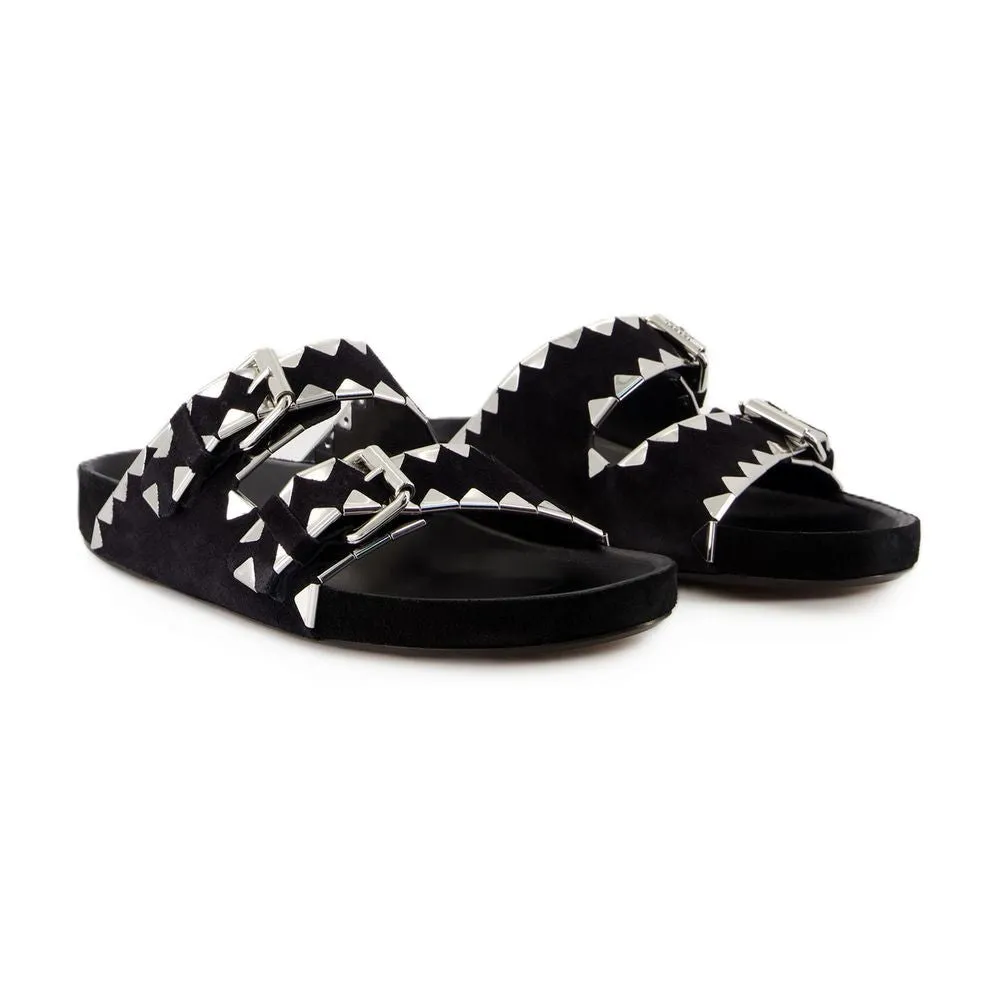 Lennyo Sandals - Leather - Black