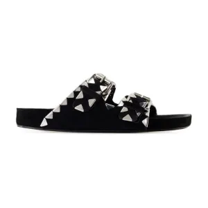 Lennyo Sandals - Leather - Black