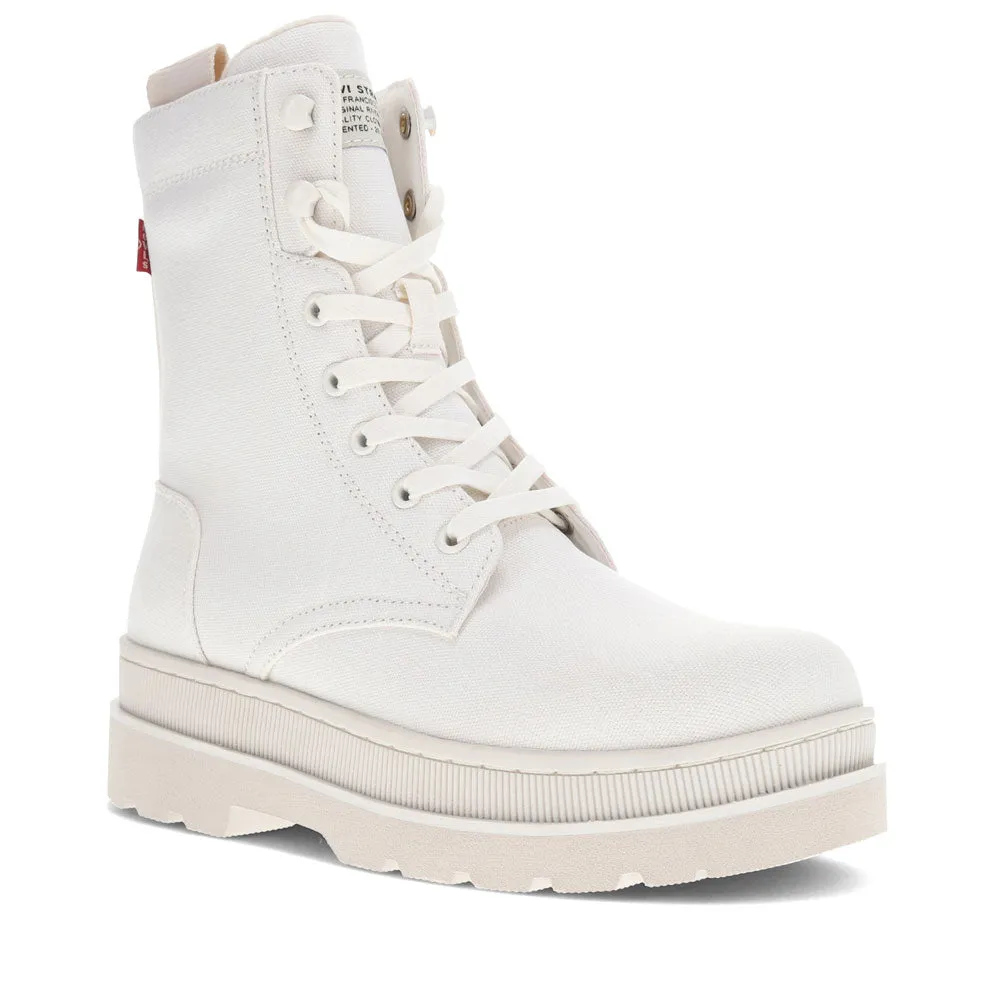Levi's Womens Eliana Neo Canvas Fashion Platform Boot