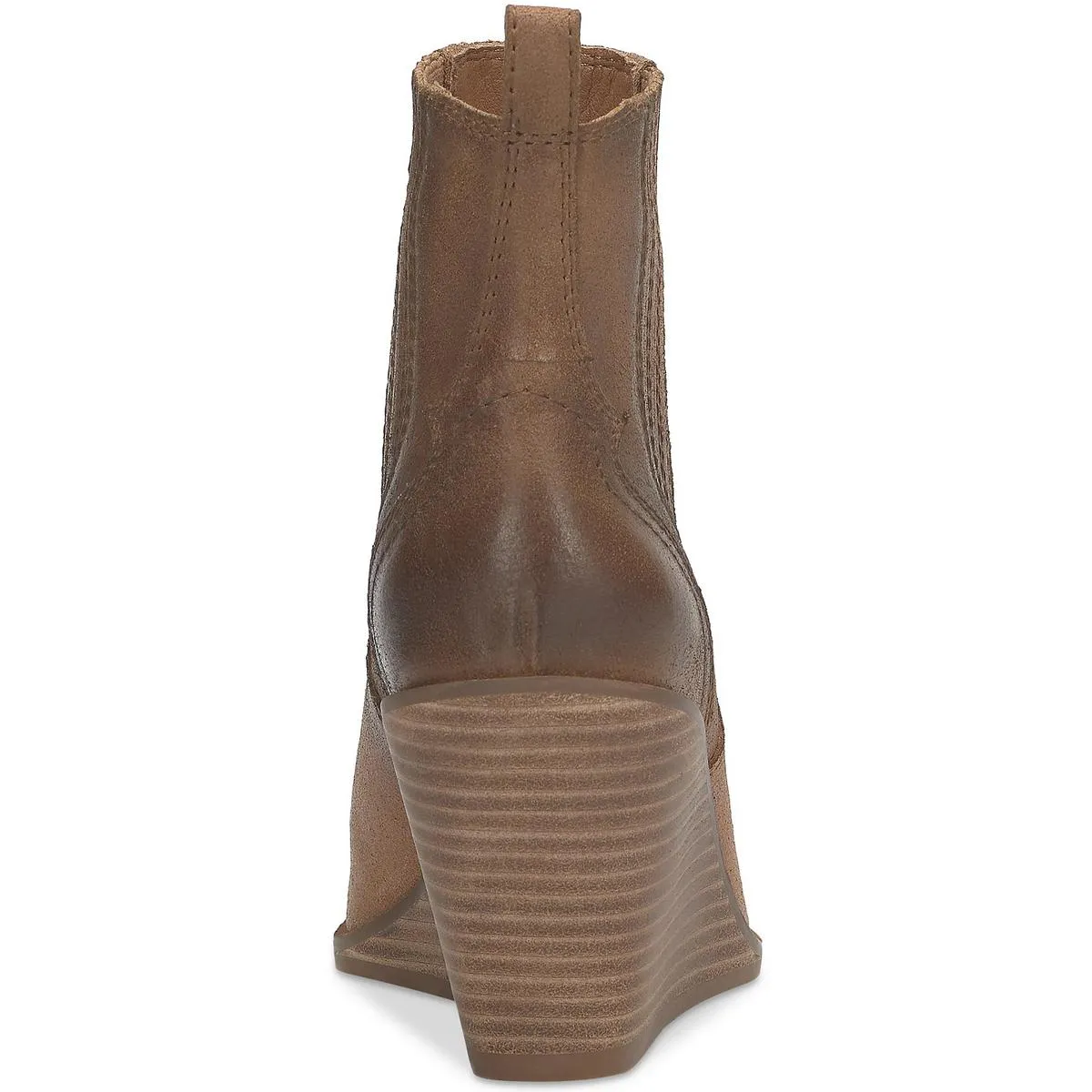 LKWILANO Womens Laceless Leather Ankle Boots
