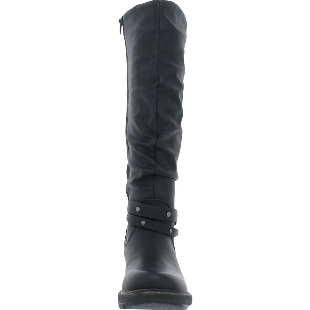 Logger Victoria Womens Faux Leather Riding Knee-High Boots
