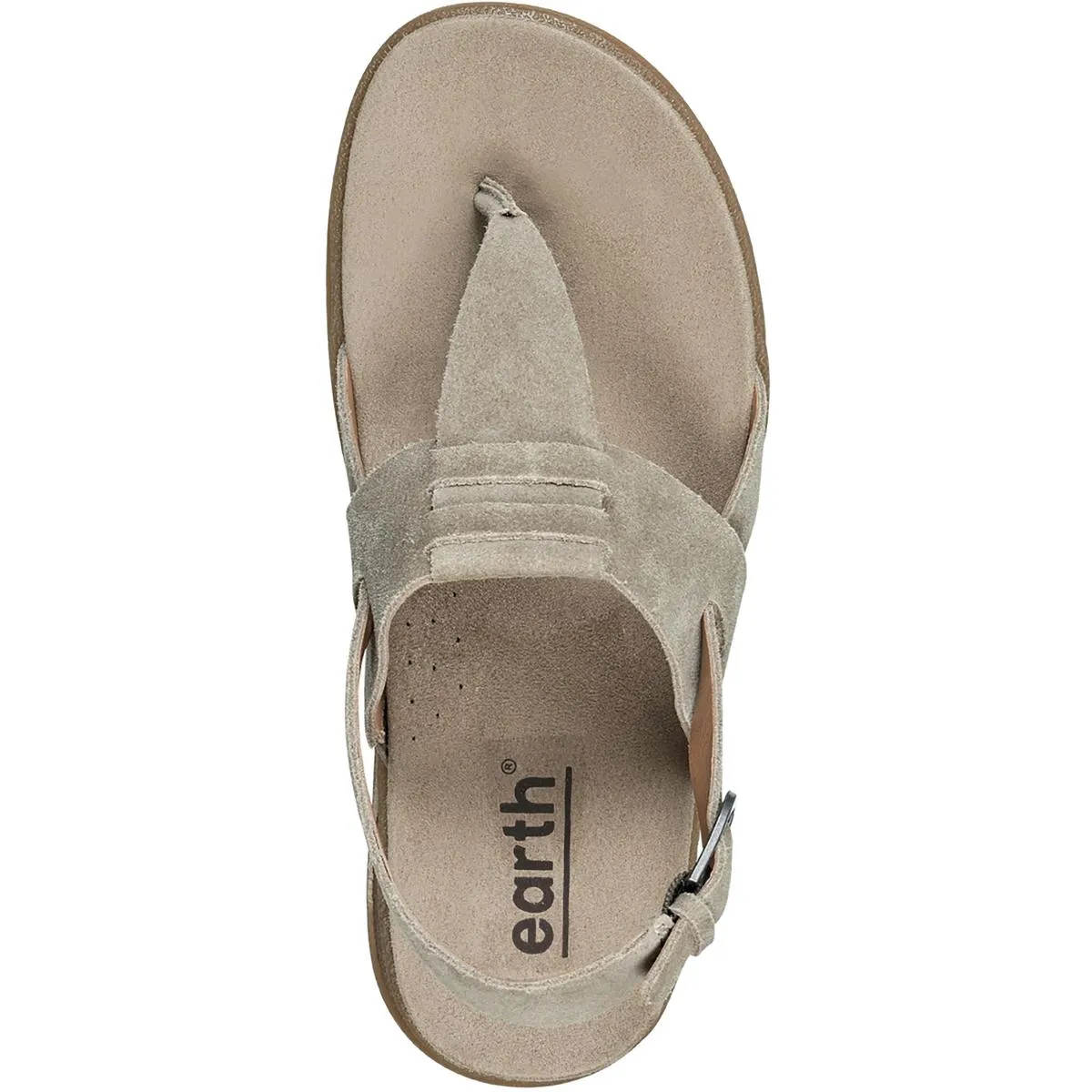 Luciana 8 Womens Suede Thong Slingback Sandals