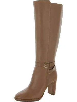 Manchester Womens Leather Over-The-Knee Boots