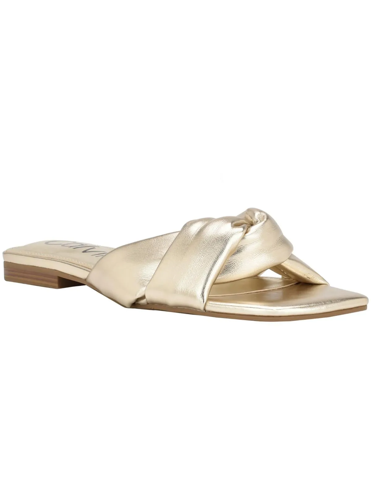 MARITA Womens Slip on Square toe Flatform Sandals