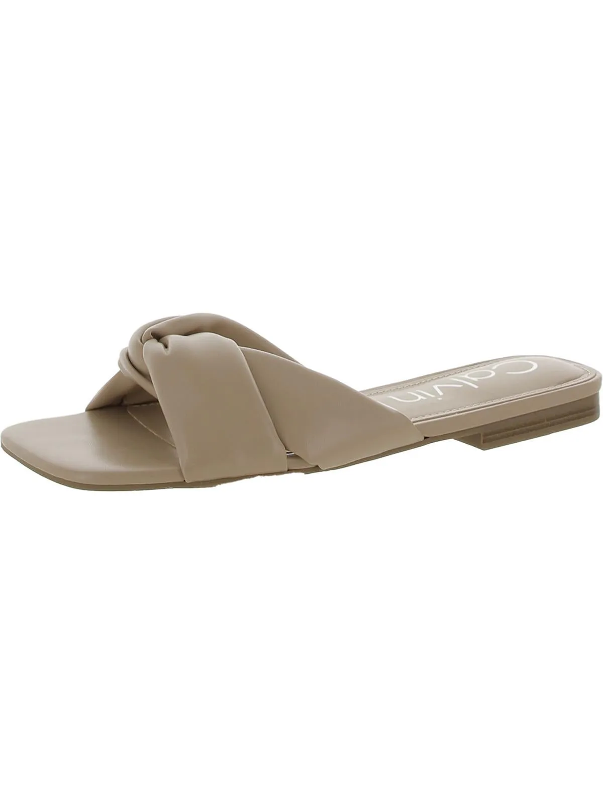 MARITA Womens Slip on Square toe Flatform Sandals