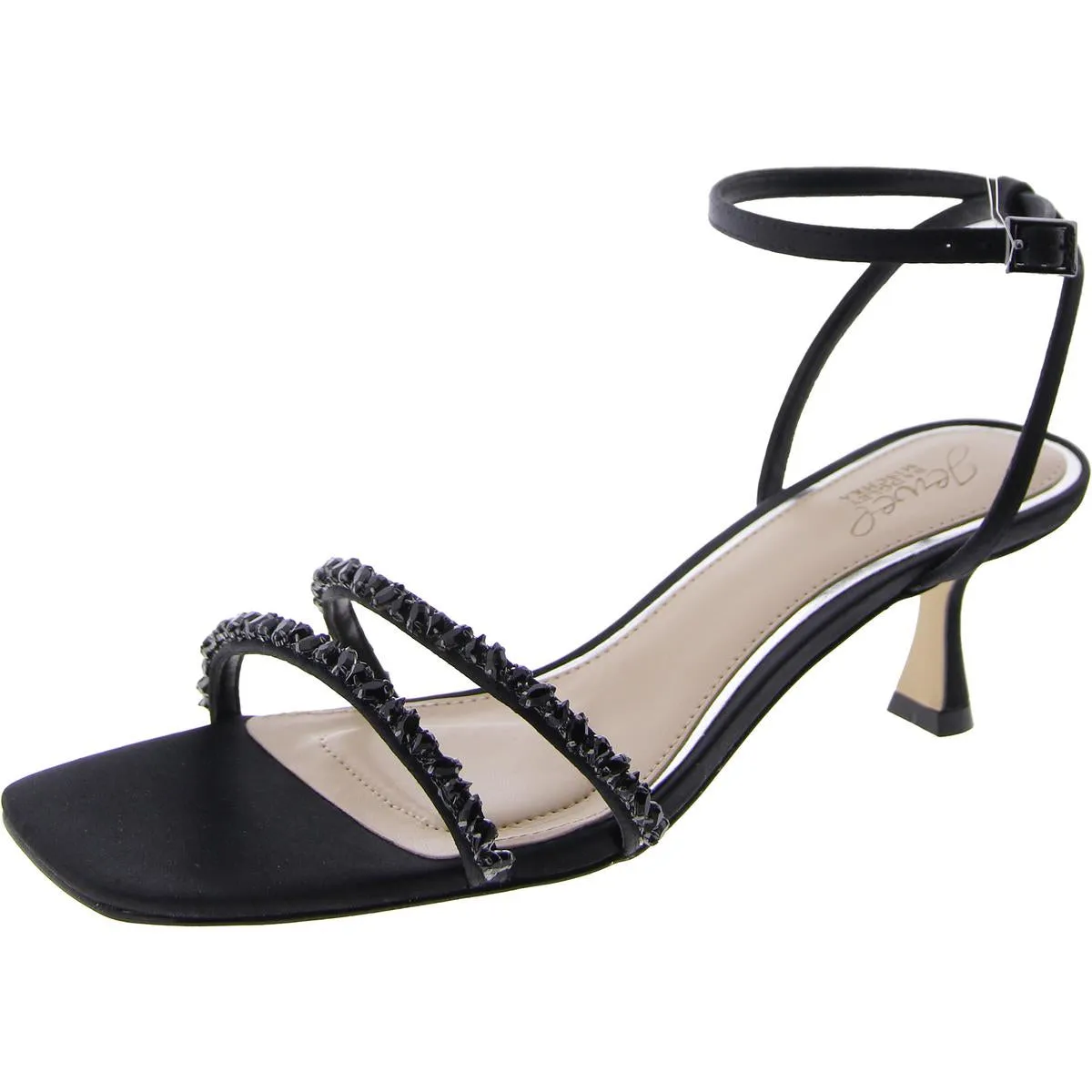 Marley Womens Kitten Heel Strappy Strappy Sandals
