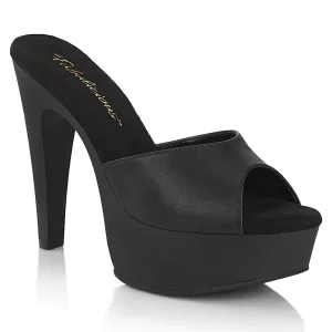 MARTINI-501 Black Faux Leather/Black Matte