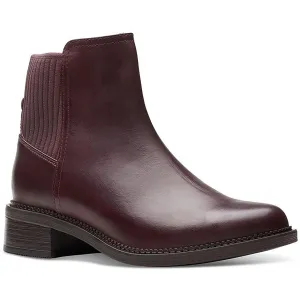MAY PALM Womens Faux Leather Zipper Ankle Boots