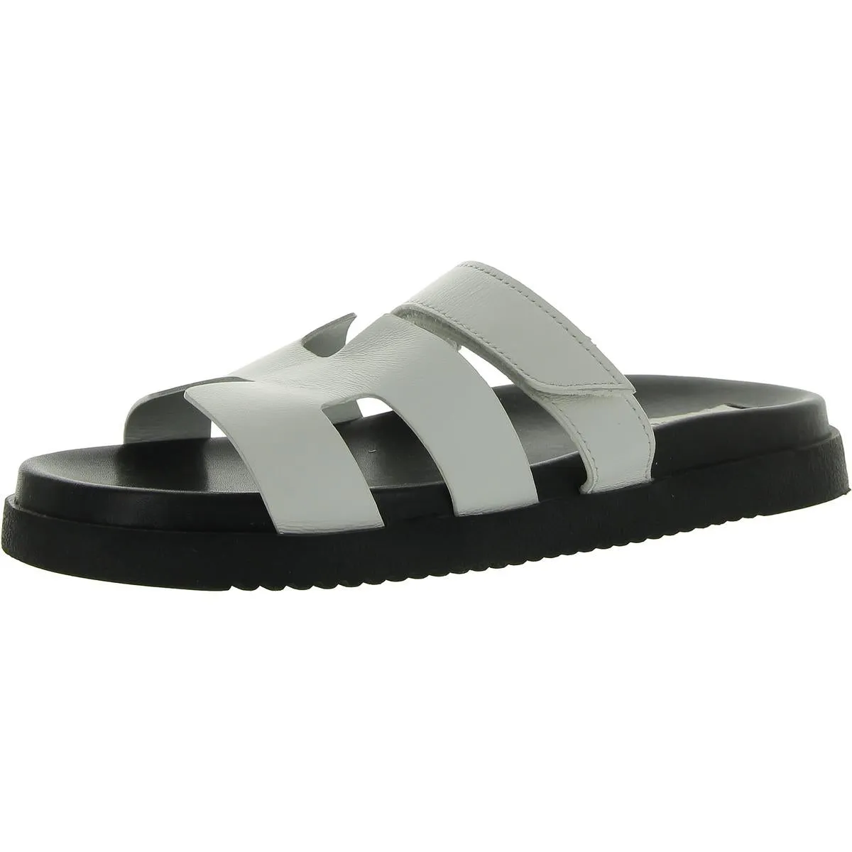 Mayven Womens Suede Adjustable Slide Sandals