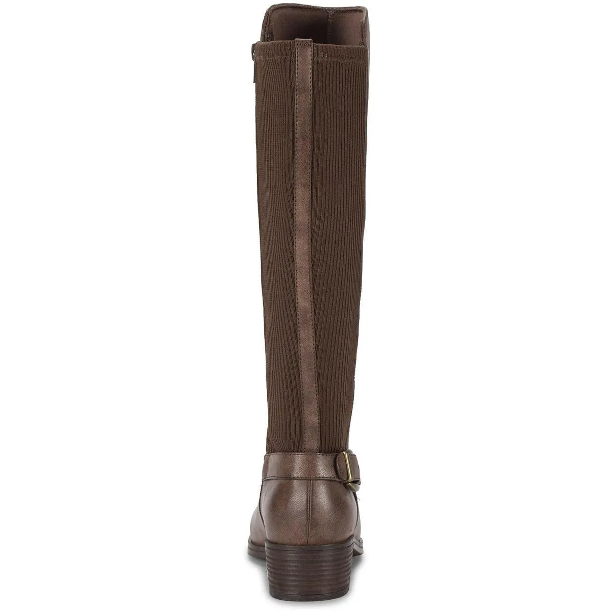 Mckayla Womens Faux Leather Tall Knee-High Boots