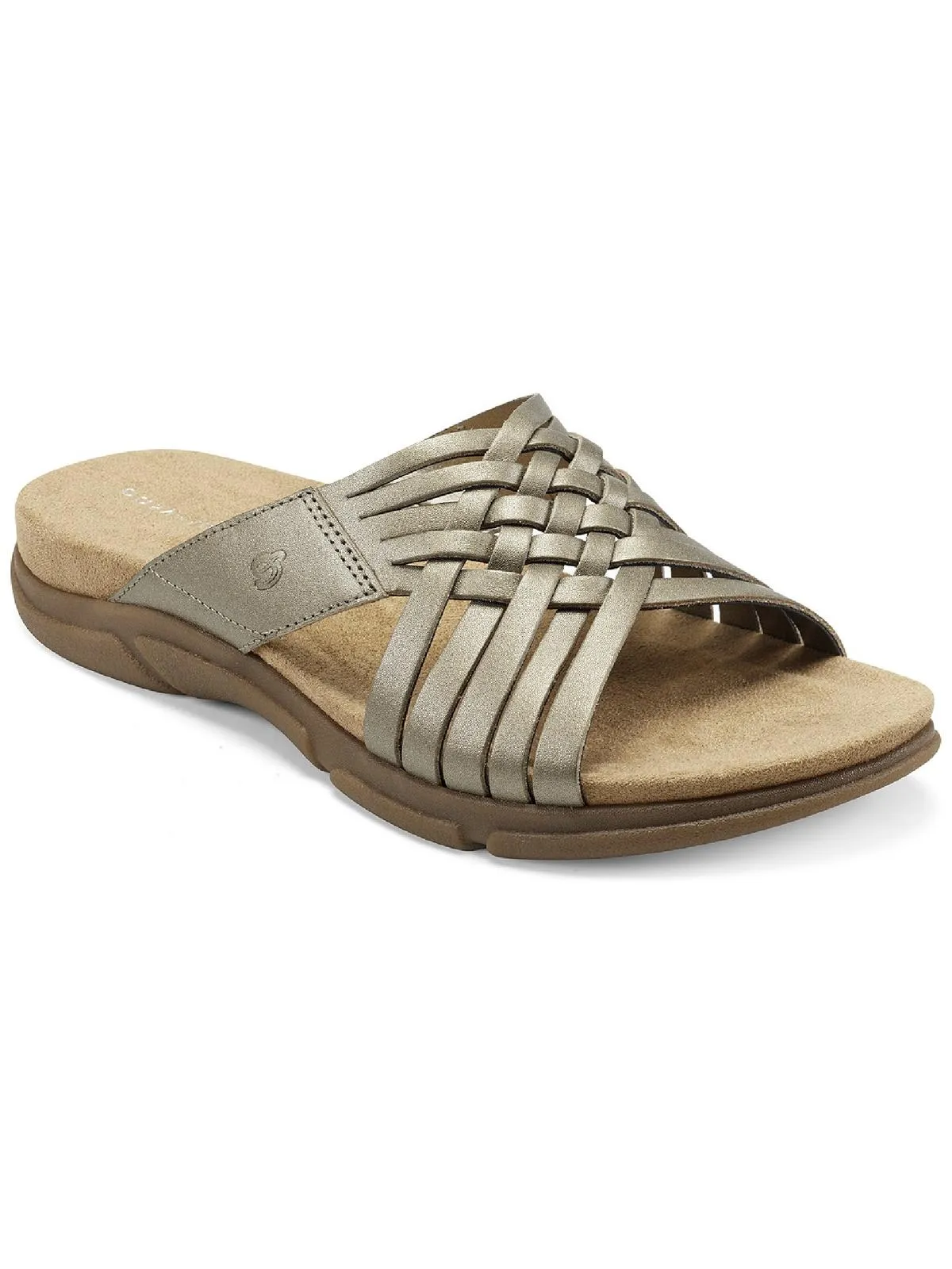 Meadow Womens Leather Slip On Huarache Sandals