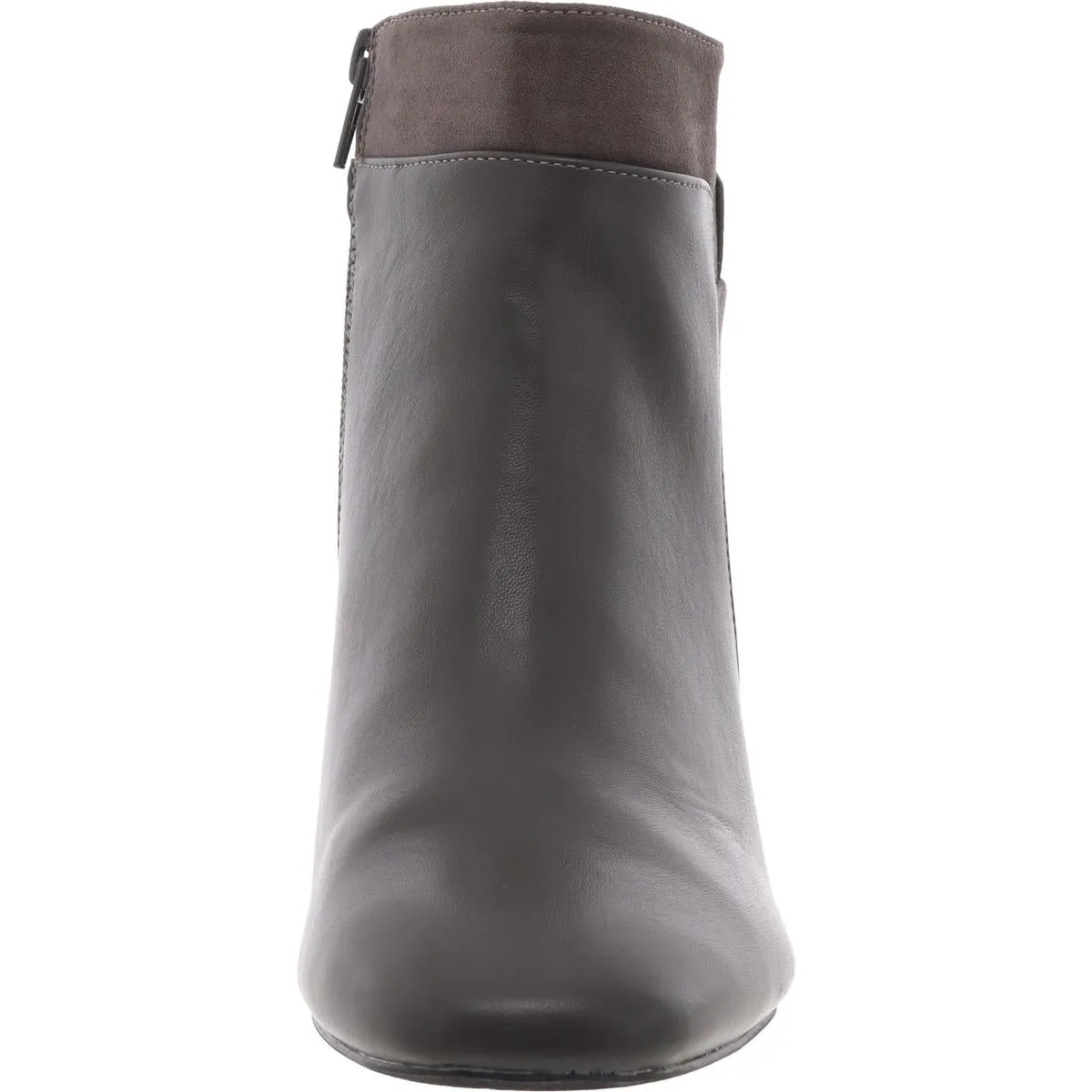 MEDLEY Womens Solid Manmade Ankle Boots