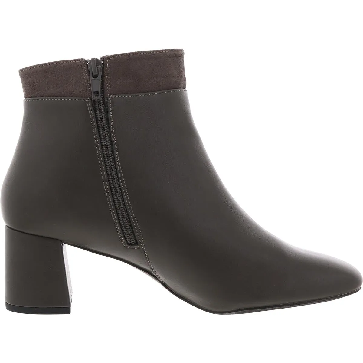 MEDLEY Womens Solid Manmade Ankle Boots