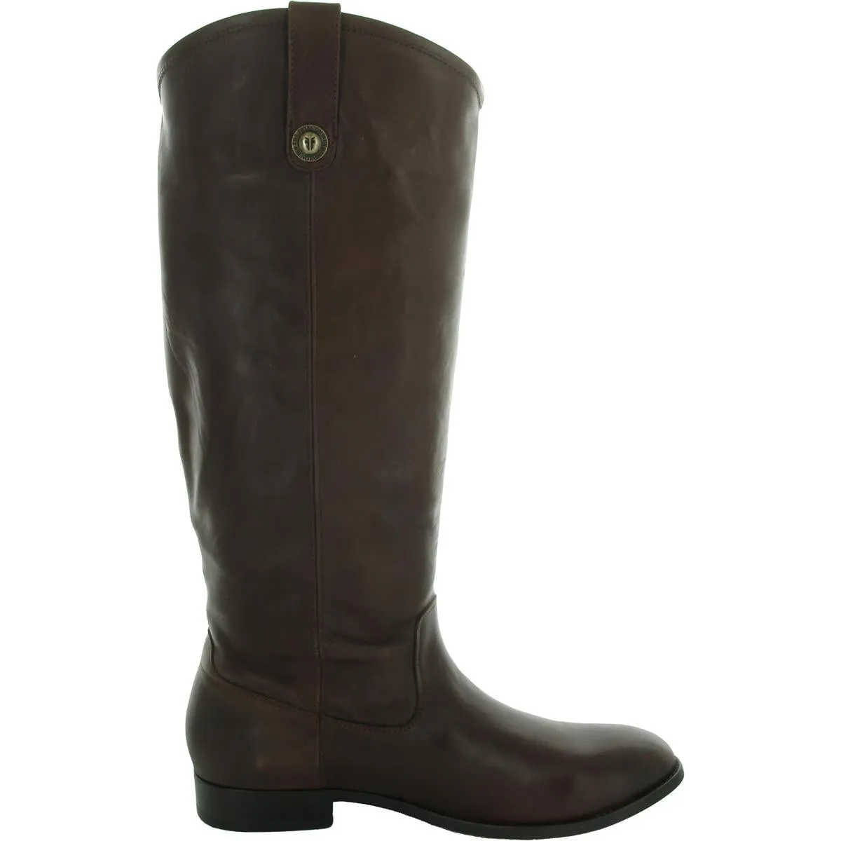 Melissa Button Womens Leather Knee-High Riding Boots
