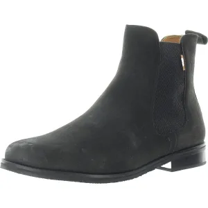 Midland Womens Stretch Suede Chelsea Boots