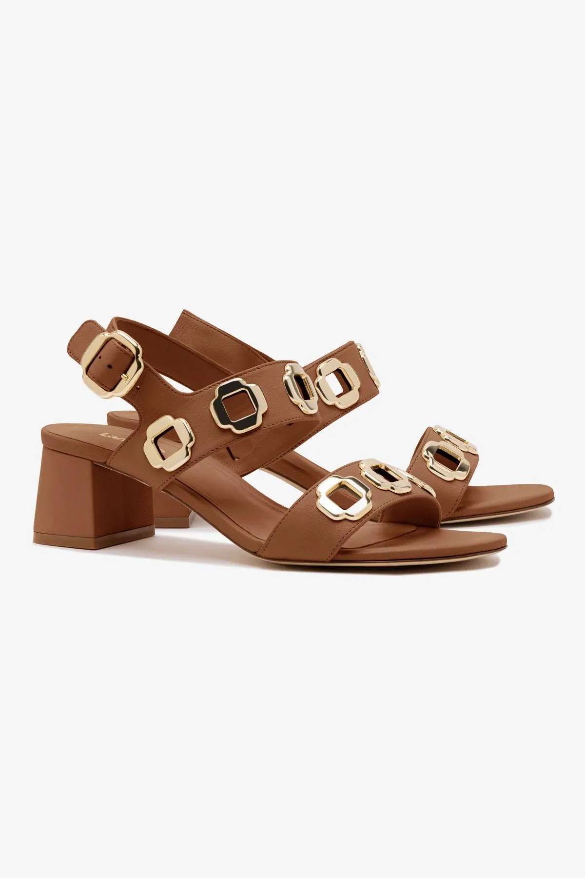 Milan Sandal In Caramel Leather