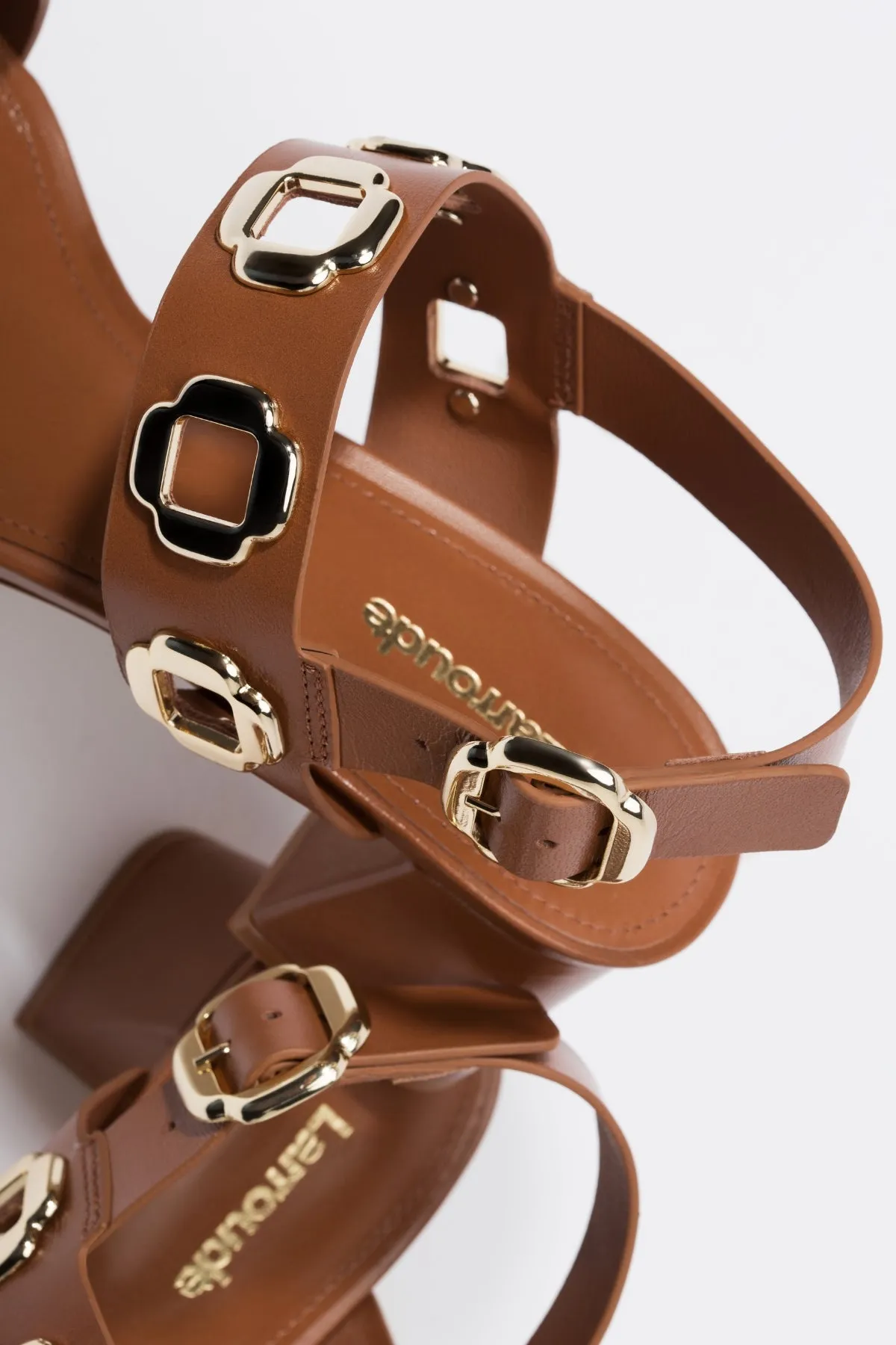 Milan Sandal In Caramel Leather