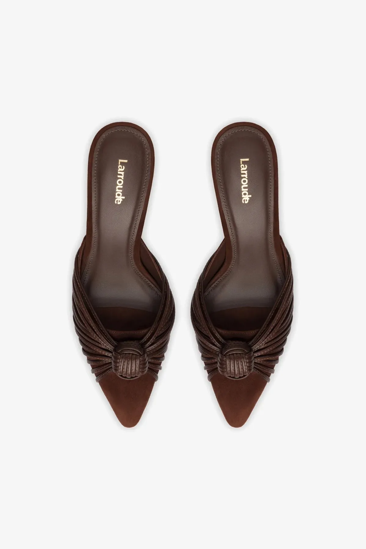 Mini Valerie Pump In Brown Suede