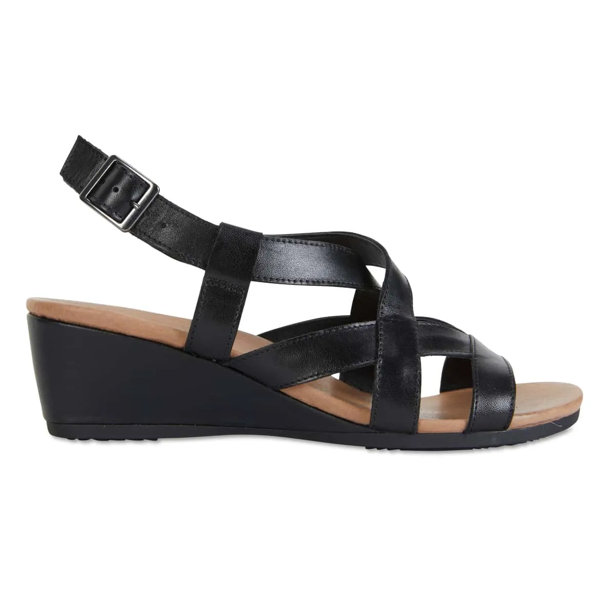 Miriam Heel in Black Leather