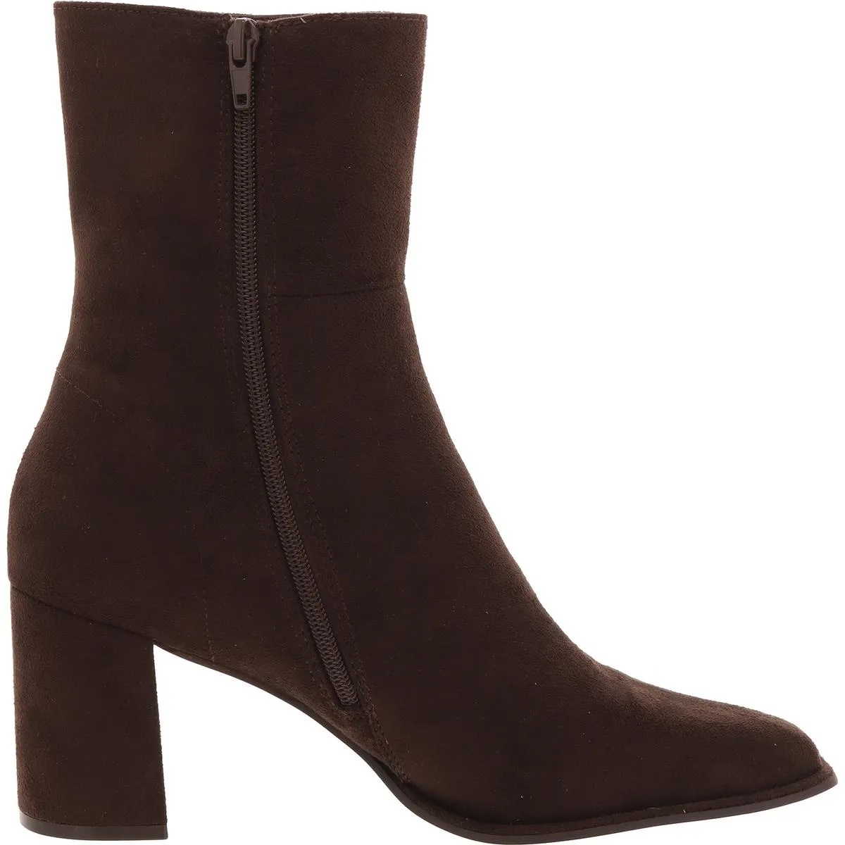 MONICAA Womens Zipper Manmade Mid-Calf Boots