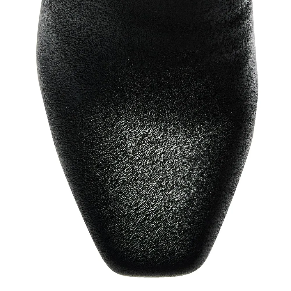 Myles Boot in Black Smooth