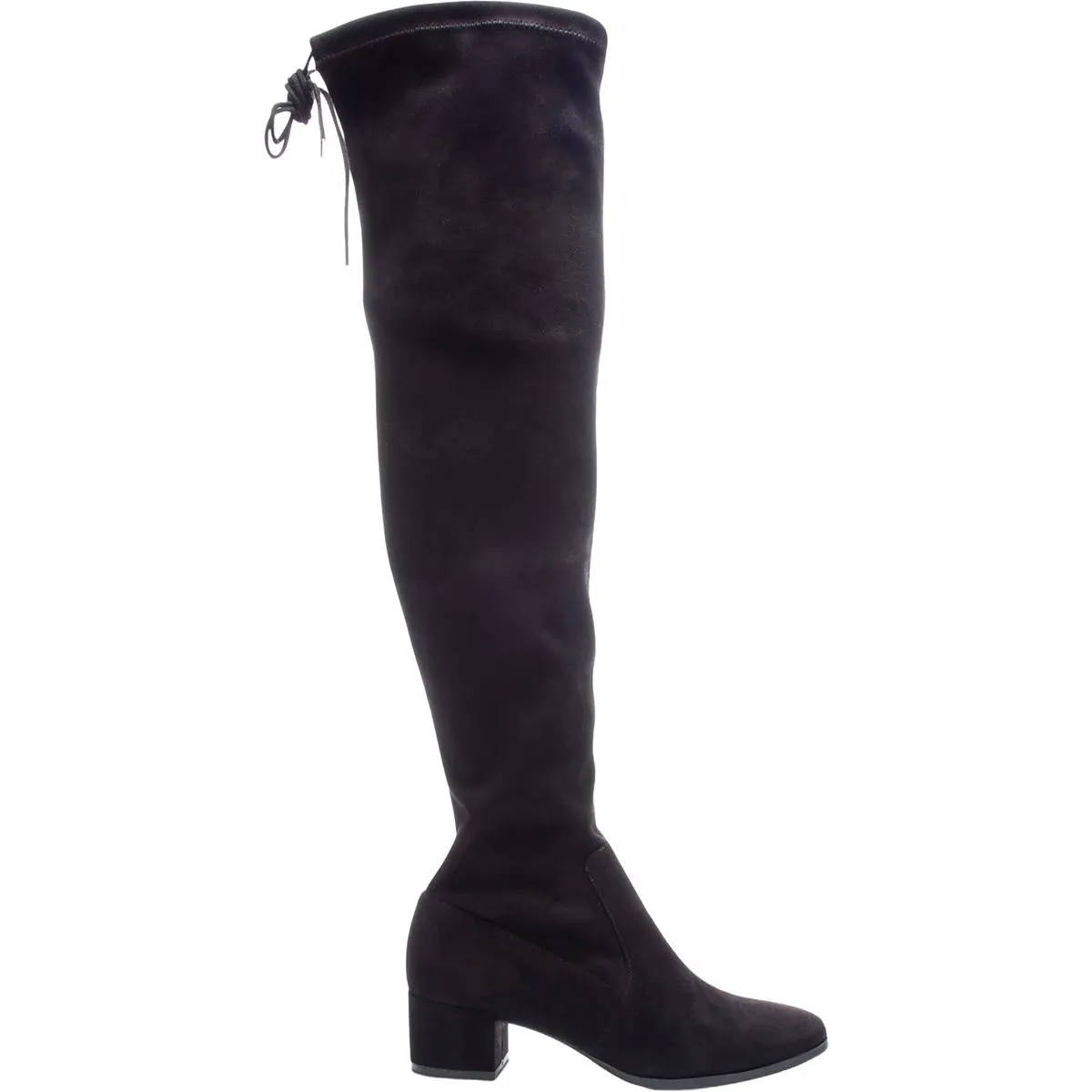 Mystical Womens Faux Suede Drawstring Hem Over-The-Knee Boots