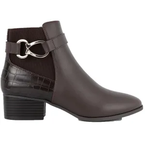 Nadine Womens Pattern Man Made Ankle Boots