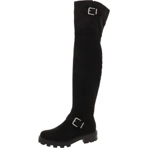 Nans Womens Faux Suede Tall Over-The-Knee Boots