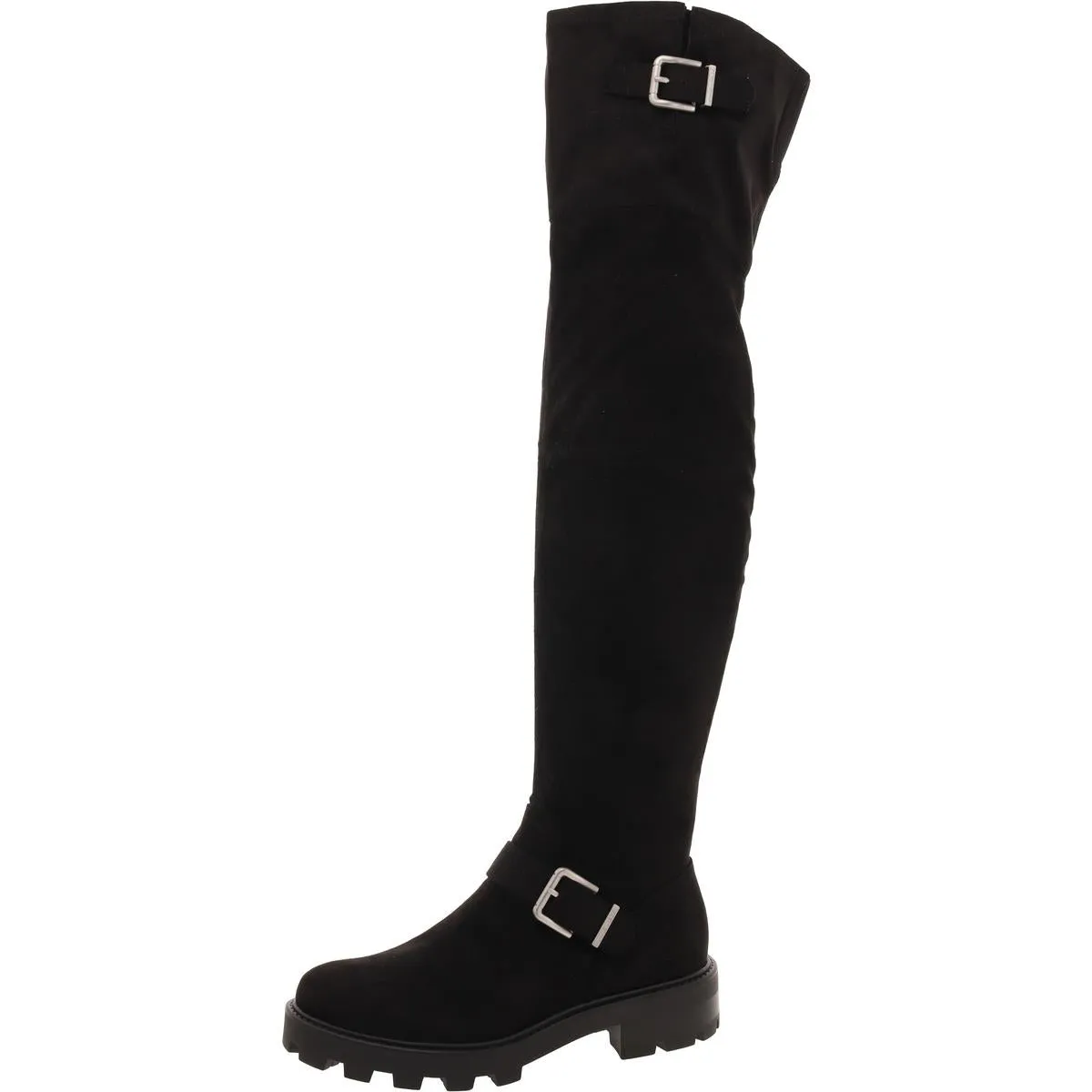 Nans Womens Faux Suede Tall Over-The-Knee Boots