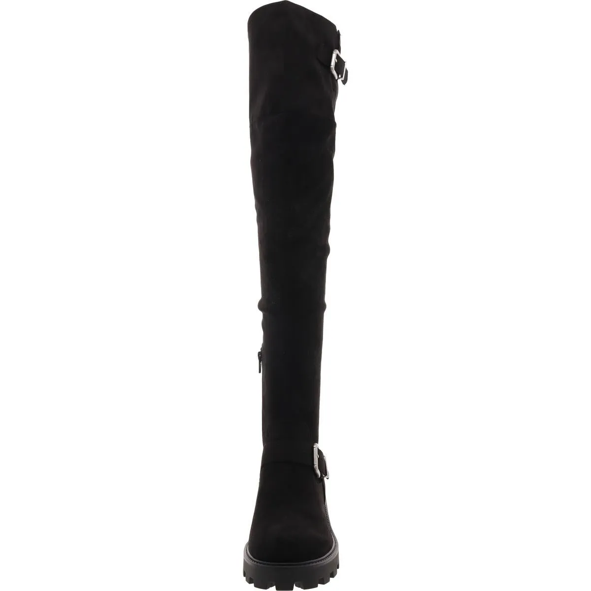 Nans Womens Faux Suede Tall Over-The-Knee Boots