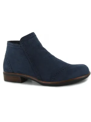 Nefasi Womens Zipper Leather Ankle Boots