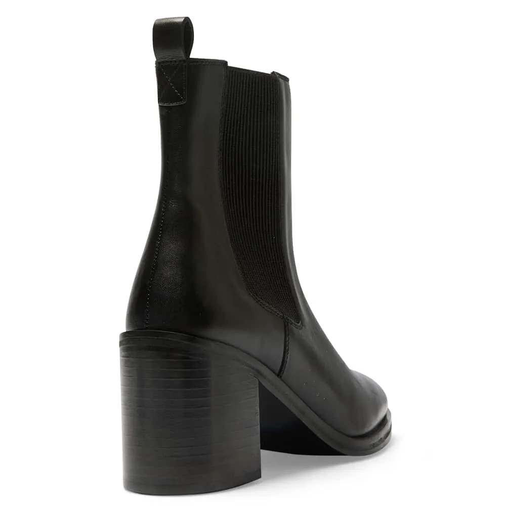 Nelson Boot in Black Leather