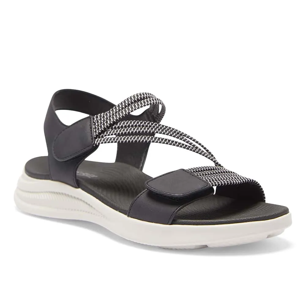 Neon Sandal in Black Multi