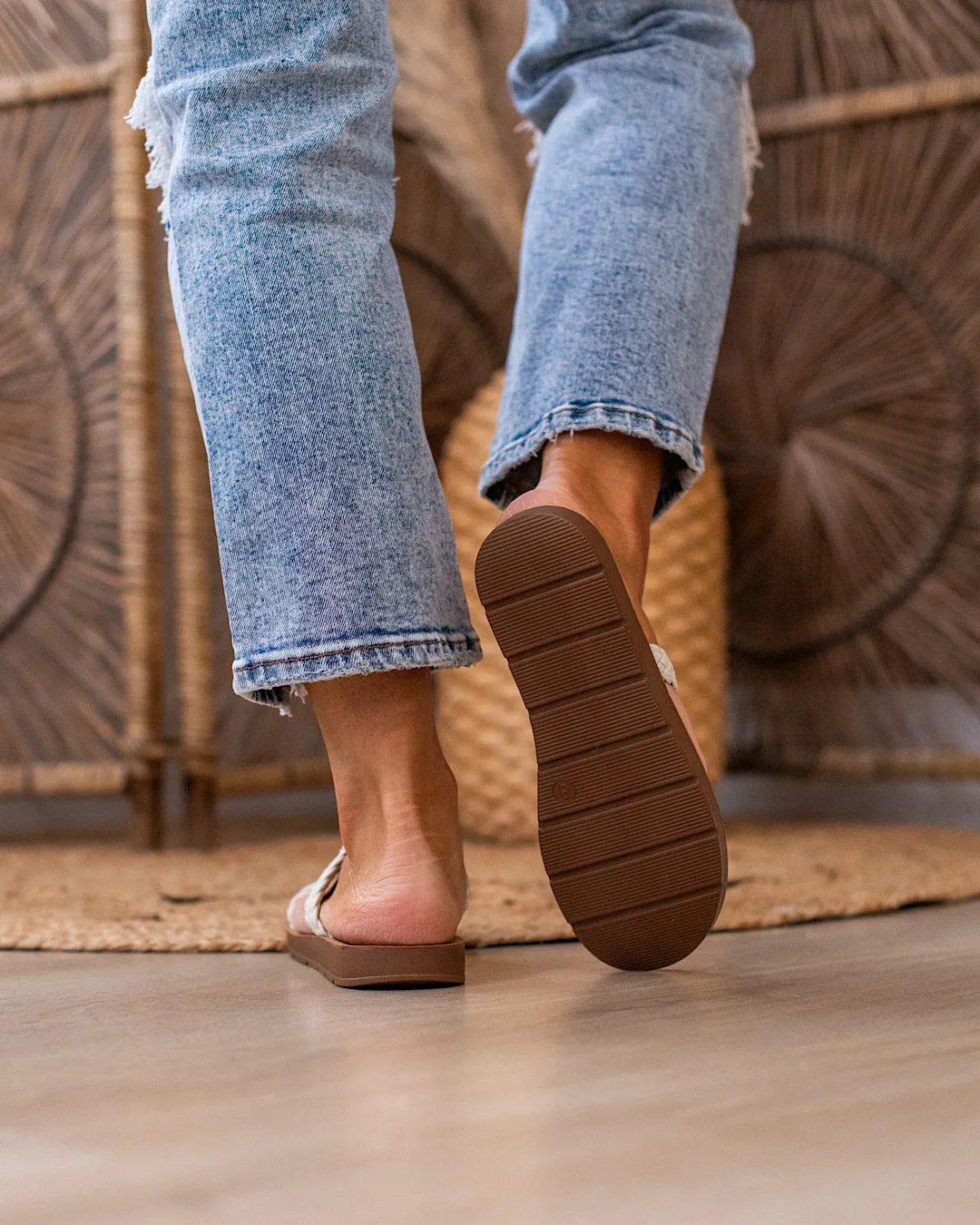 NEW! Corkys All Tangled Up Sandals - Ivory