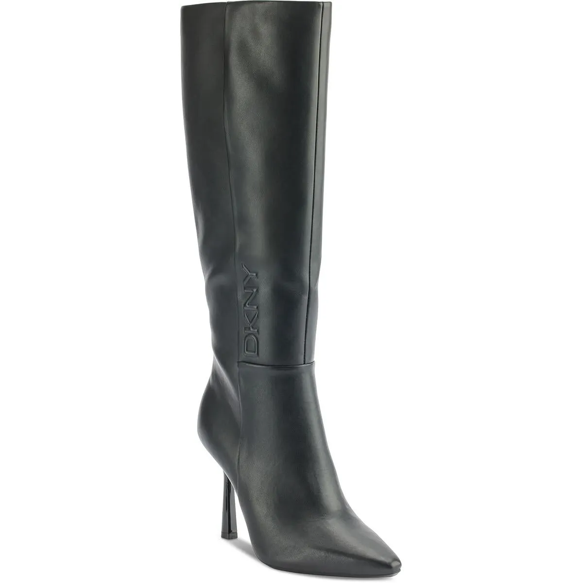 Nixie Womens Solid Faux Leather Knee-High Boots