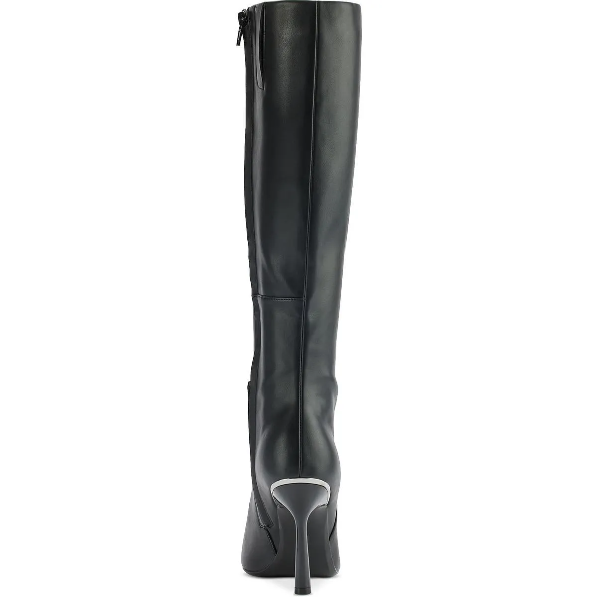Nixie Womens Solid Faux Leather Knee-High Boots