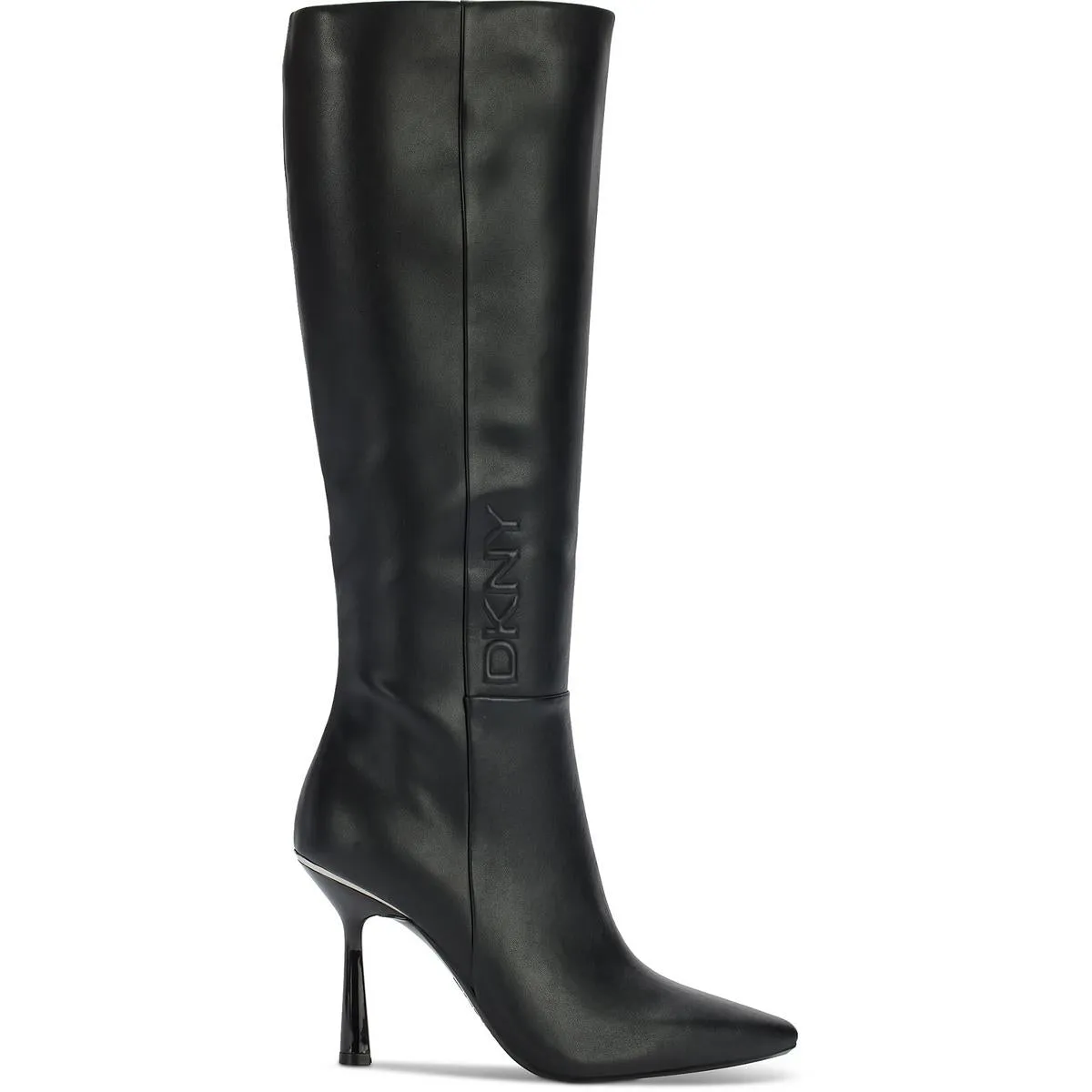 Nixie Womens Solid Faux Leather Knee-High Boots