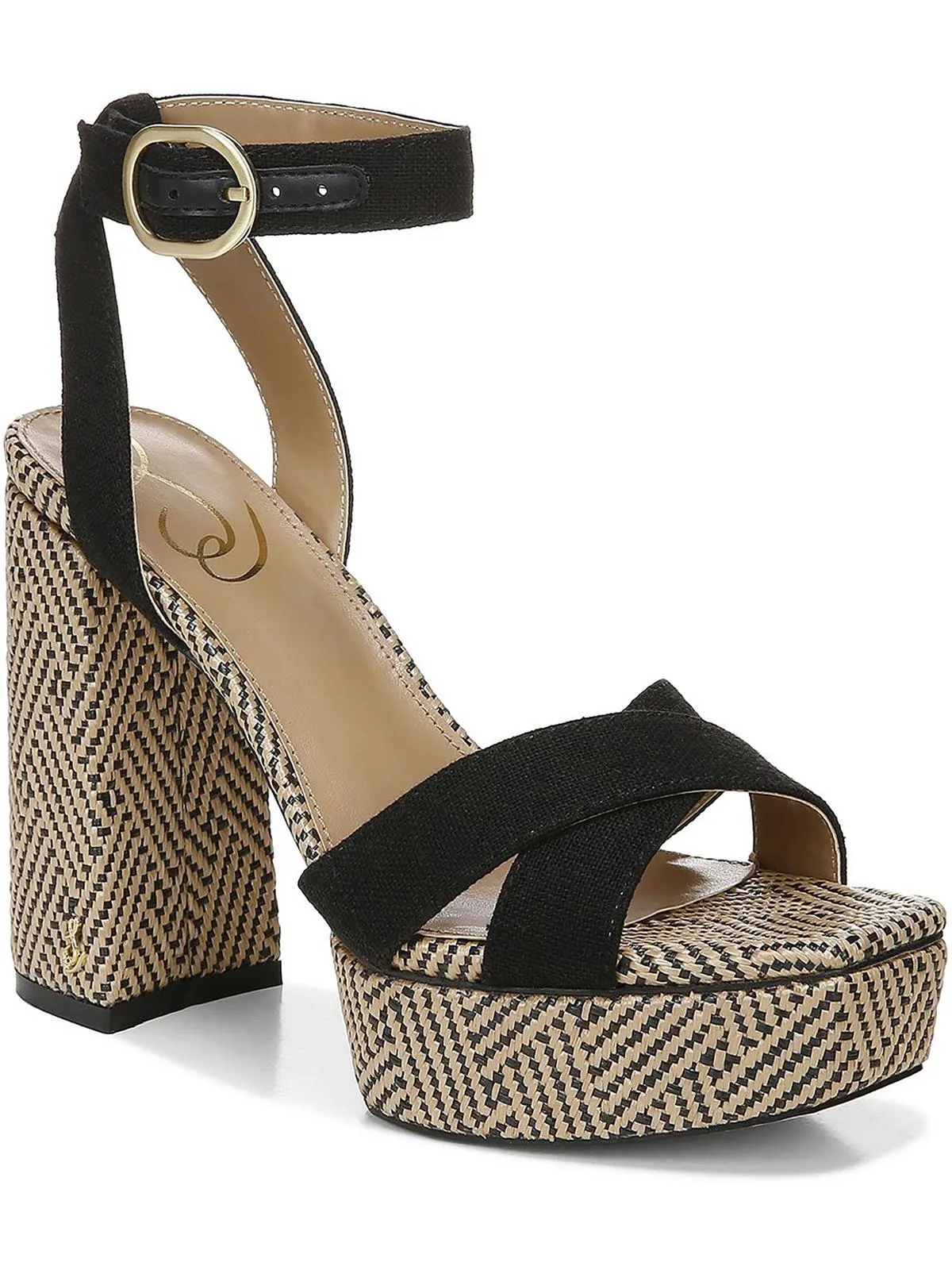 Nolita Womens Criss-Cross Front Ankle Strap Platform Sandals