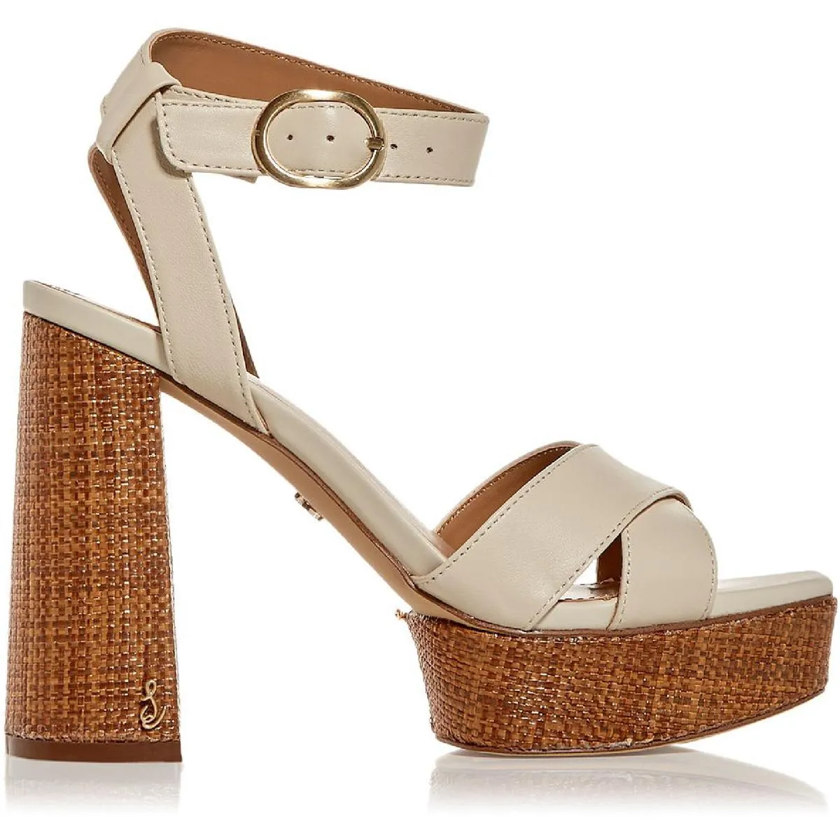 Nolita Womens Criss-Cross Front Ankle Strap Platform Sandals