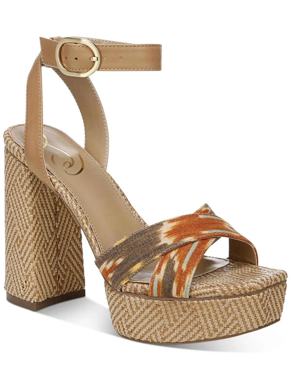 Nolita Womens Criss-Cross Front Ankle Strap Platform Sandals